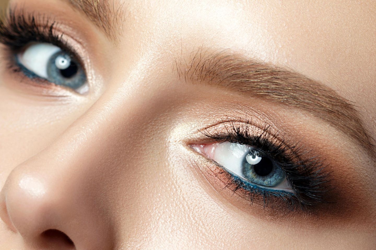 Blaue Augen schminken - Tipps und Tricks | BRIGITTE.de