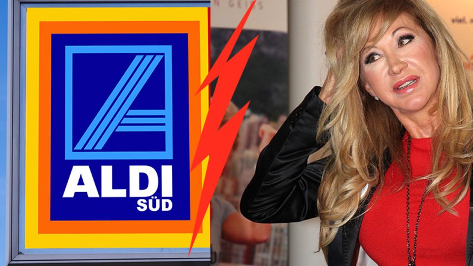 Blamage: Carmen Geiss verzweifelt an Aldi-Logo