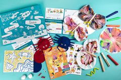 Getestet: Bastelbox für Kinder bastelfauler Eltern Inhalt Bastelbox