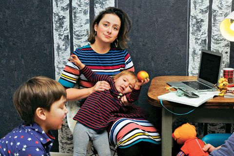 Vollzeit-Job mit Kindern: Alexandra Zykkunov mit Kindern