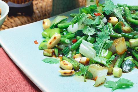 Pak-Choi-Gemüse mit Tofu