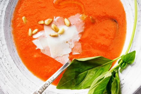 Tomaten-Melonen-Suppe