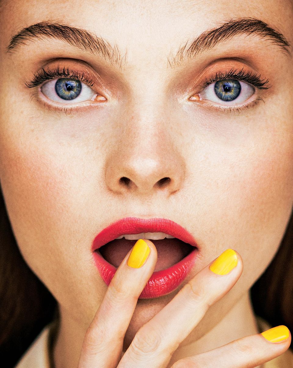 Make-up Trends im Frühling 2019: Gelb