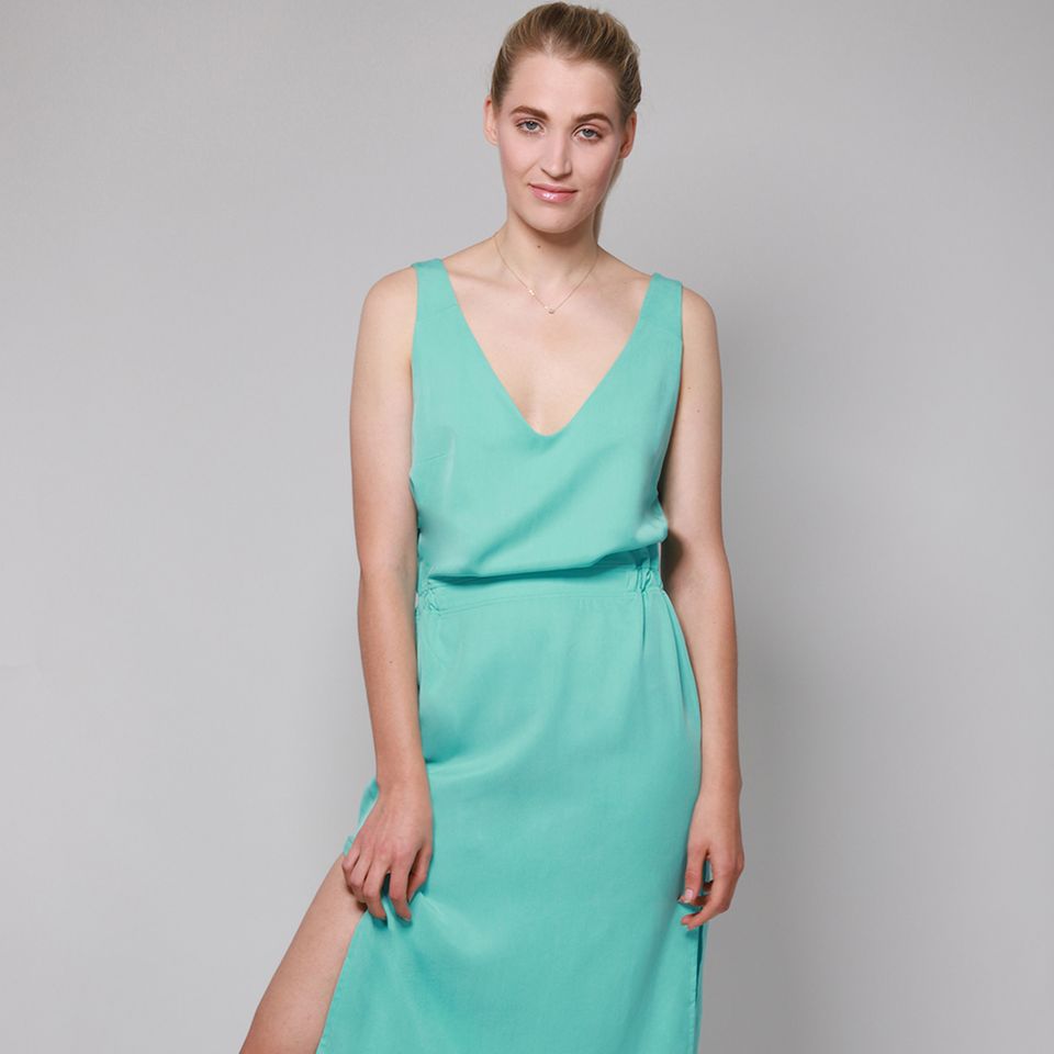 Nachhaltige Stoffe: Kleid aus Zellulose