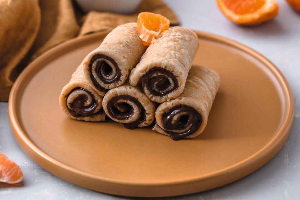 Food-Styling: Orangen-Crêpes