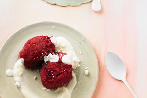 Waldbeer-Joghurt-Eis