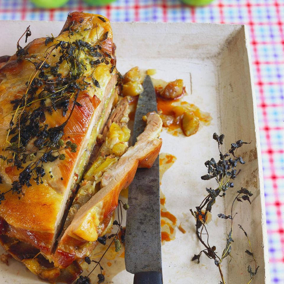 Gefüllte Schweinerippe
