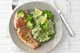 Lammkoteletts mit Brokkoli und Limette