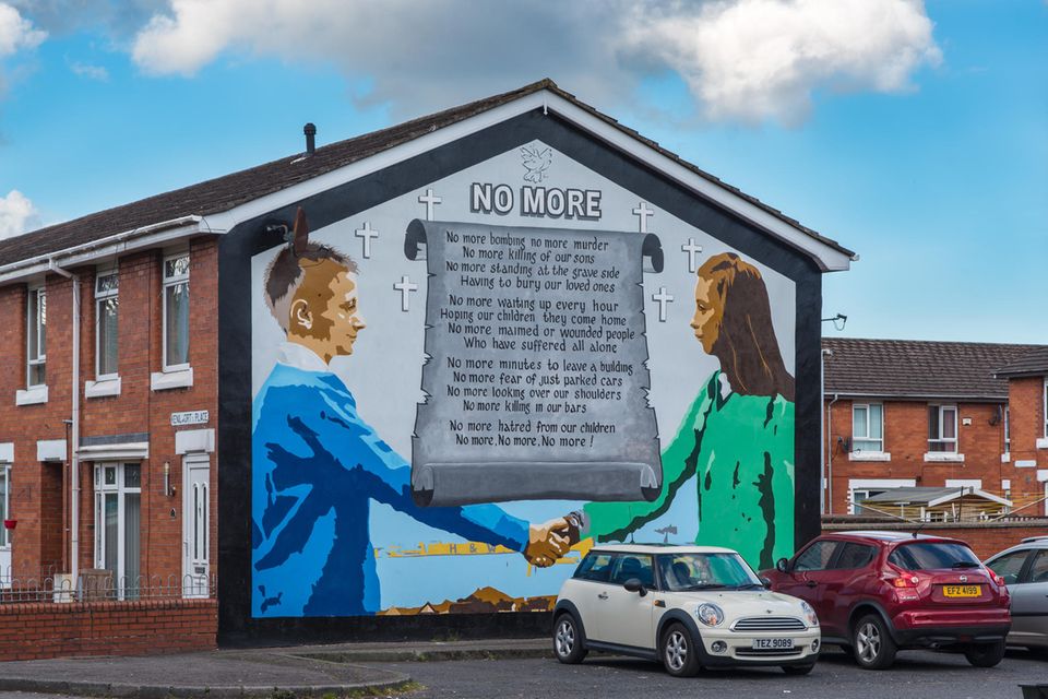 West-Belfast: Wandbild