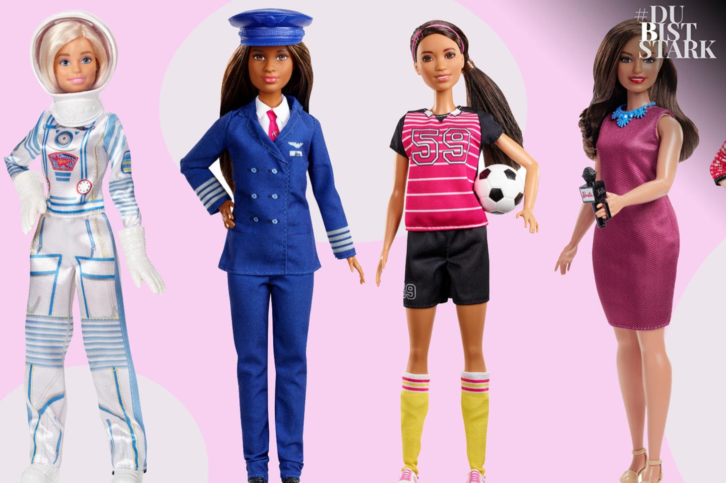 Barbie als Powerfrau