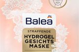 Straffende Hydrogel Gesichtsmaske von Balea, bei dm, circa 2 Euro.