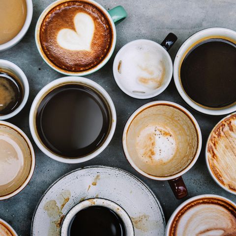 25 Tassen Kaffee pro Tag: Mehrere Kaffeetassen