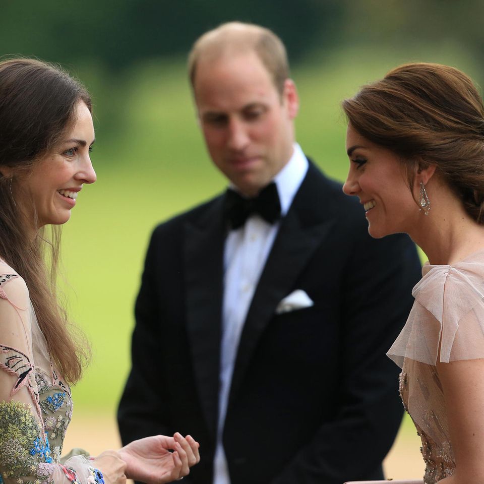 Ärger für Herzogin Kate? Treffen mit Rose Hanbury beim Staatsbankett: Herzogin Kate, Prinz William und Rose Hanbury