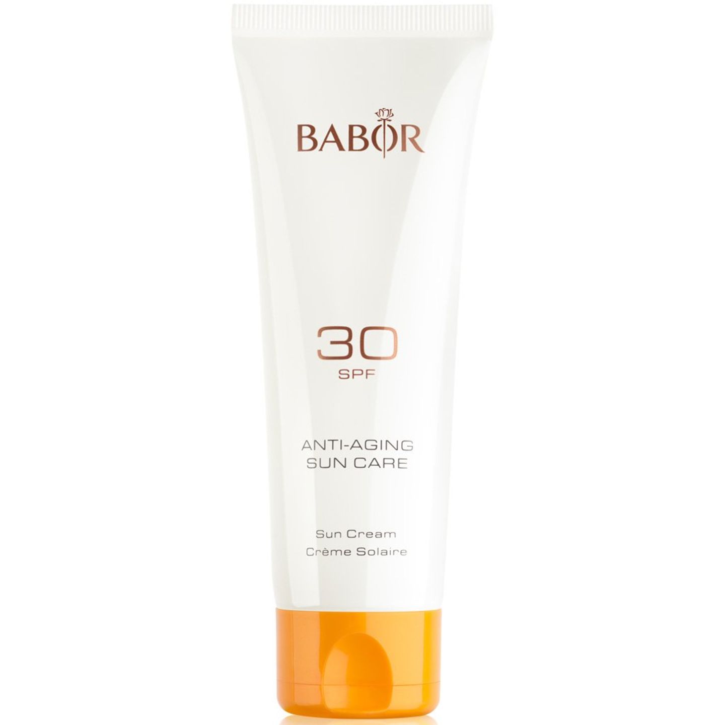 Barbor Sun Protect ist ein angenehm leichter Sonnenschutz mit eingebautem Anti-Aging-Wirkstoff. 34, 50 Euro 