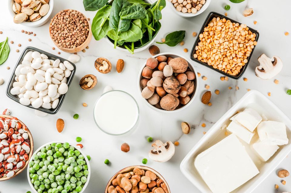 Proteine: Milch und Hülsenfrüchte