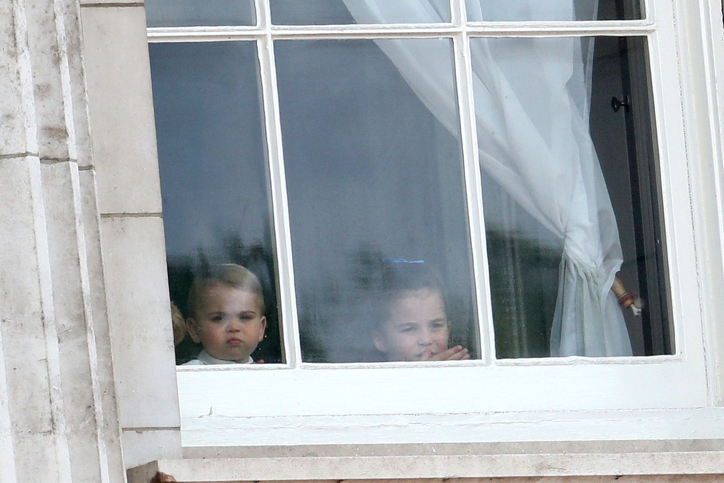Trooping the Colour: Prinz Louis und Prinzessin Charlotte