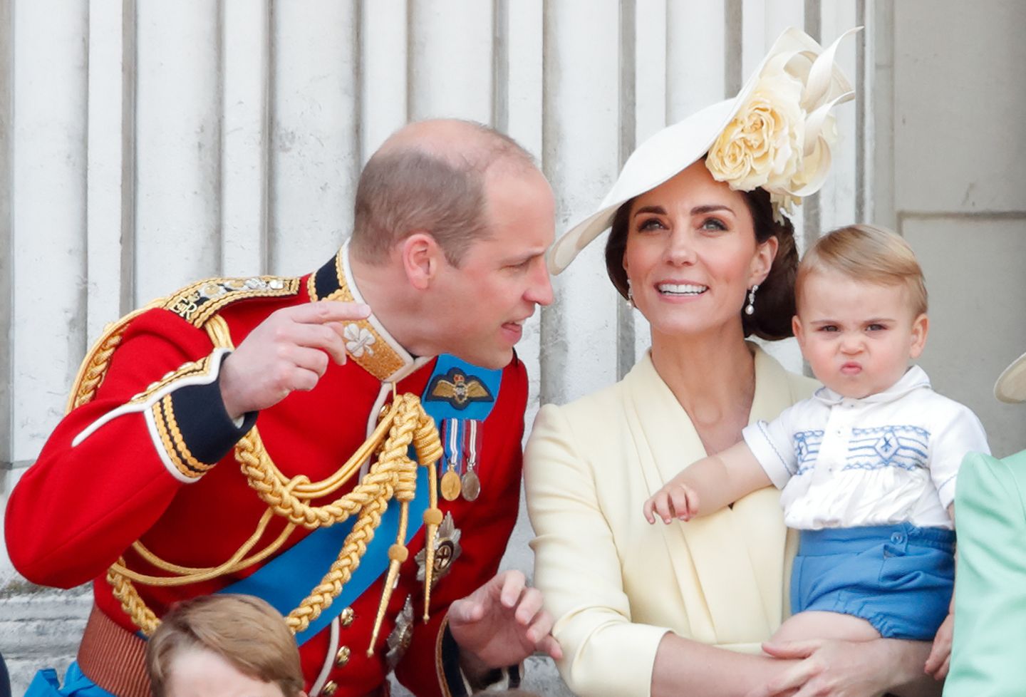 Trooping the Colour: Prinz William, Herzogin Kate und Prinz Louis