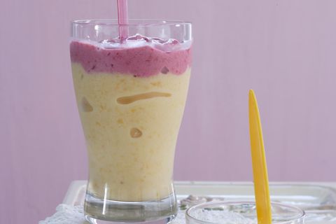 Pfirsich-Himbeer-Smoothie