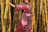 Tropical Prints: Kleid mit Zebrastreifen