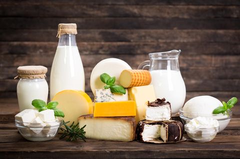 Milchprodukte: Viele Milchprodukte zusammen