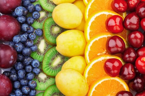 Fructose: Diverse Obstsorten zusammen