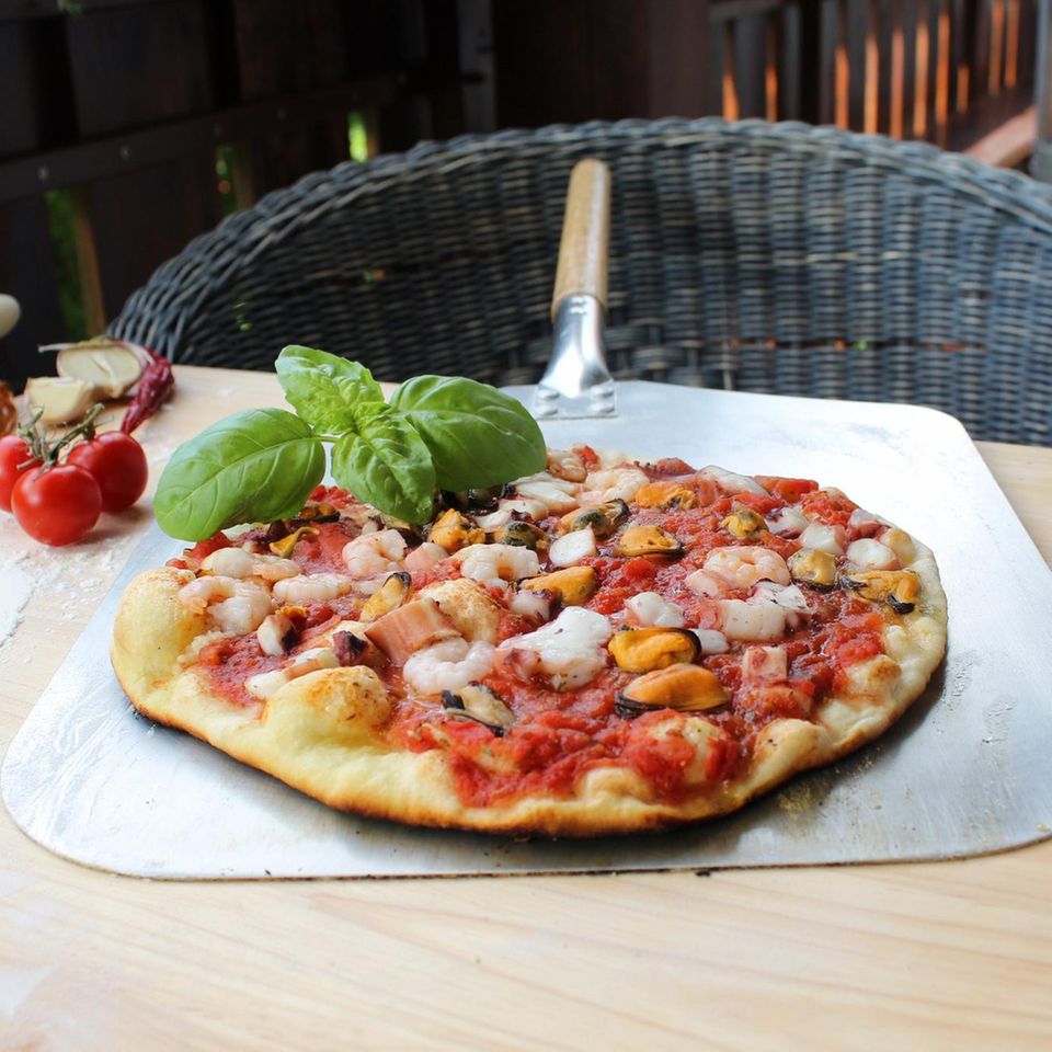 Pizza Frutti di Mare - Rezept | BRIGITTE.de