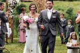 Pennsylvania: Schmetterlinge rühren bei Hochzeit zu Tränen: Das Brautpaar auf dem Weg zur Trauung
