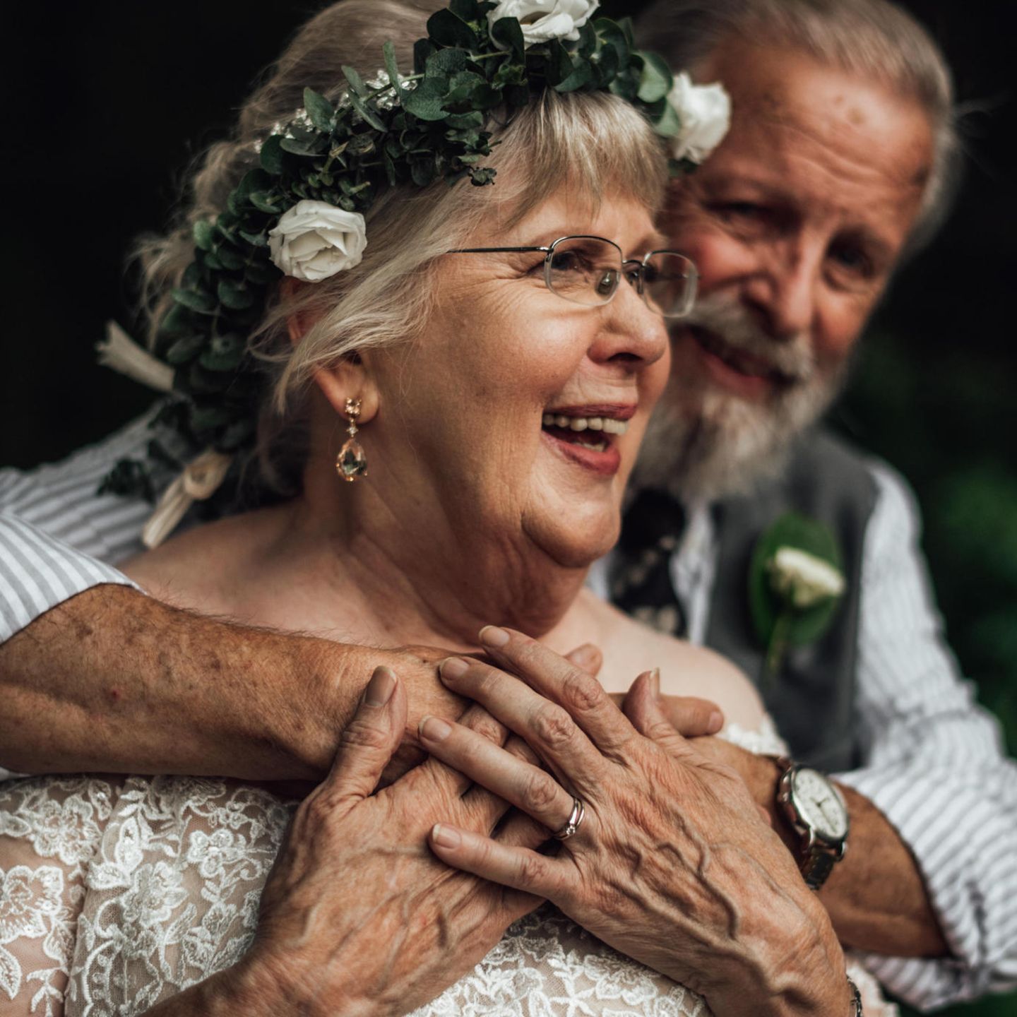 George und Virginia Brown: Ihre Fotos zum 60. Hochzeitstag zeigen, dass Liebe ein Leben lang halten kann