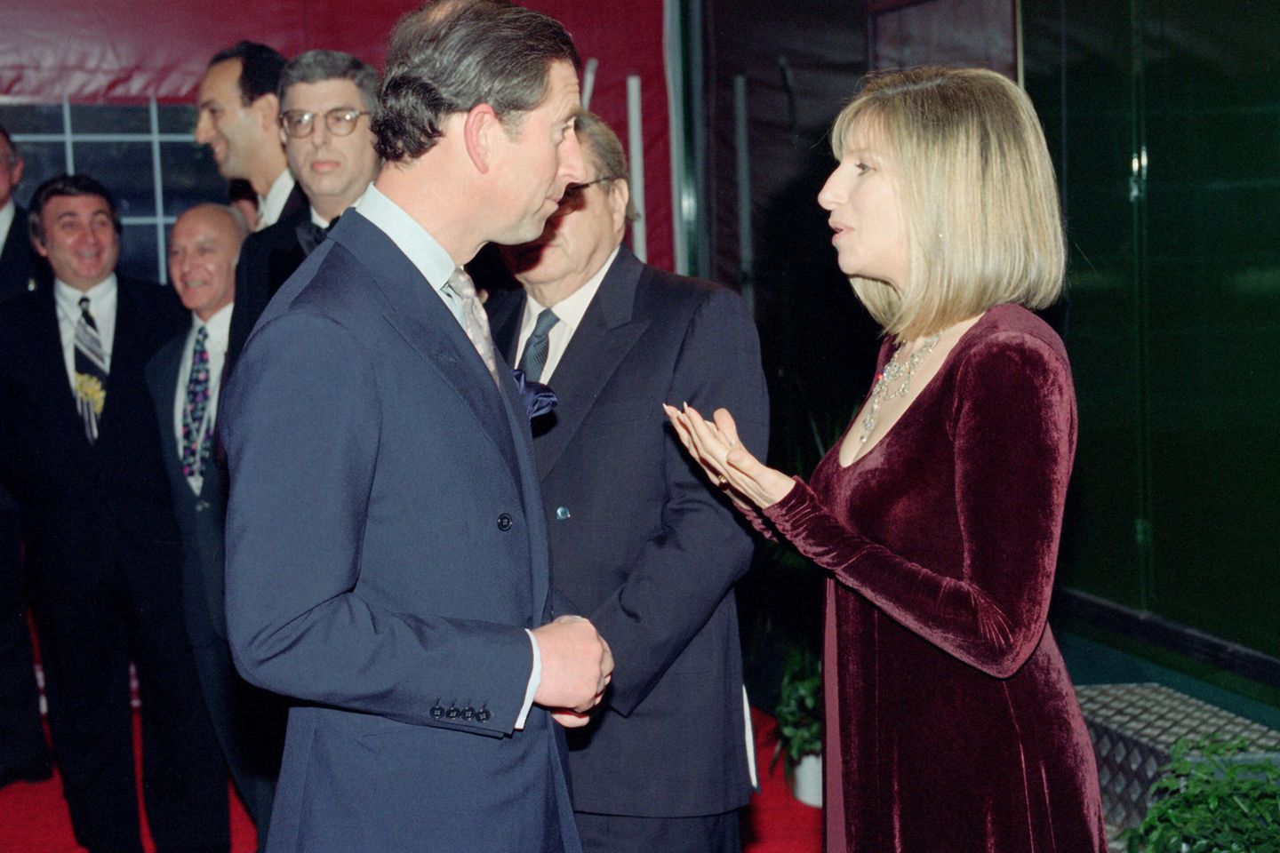 Barbara Streisand mit Prinz Charles
