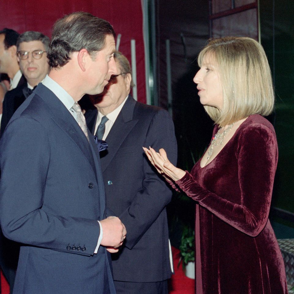 Barbara Streisand mit Prinz Charles