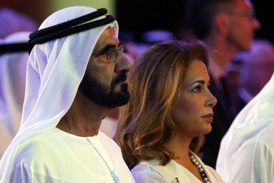 Prinzessin Haya mit Scheich Mohammed bin Raschid al Maktoum