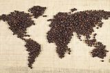 Geschenkideen für Kaffee-Junkies: Weltkarte