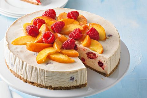 Pfirsich-Melba-Torte