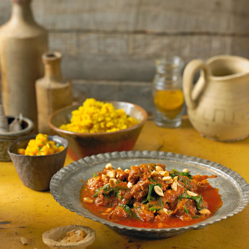 Lamm Curry Mit Gewurzhirse Und Mangosalat Brigitte De