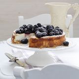 Obstkuchen: Brombeer-Käsekuchen