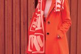 Modetrends Herbst/Winter 2019: Roter Mantel und rote Hose