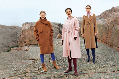 Modetrends Herbst/Winter 2019: Drei lange Wollmäntel