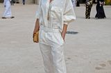 Victoria Beckham im weißen Outfit