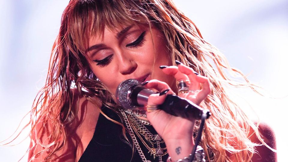 Miley Cyrus: Auf der Bühne