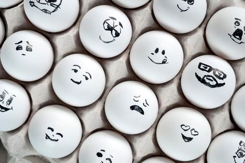 Charaktertypen: Diese 16 Typen gibt es: Smileys mit unterschiedlichen Gesichtern