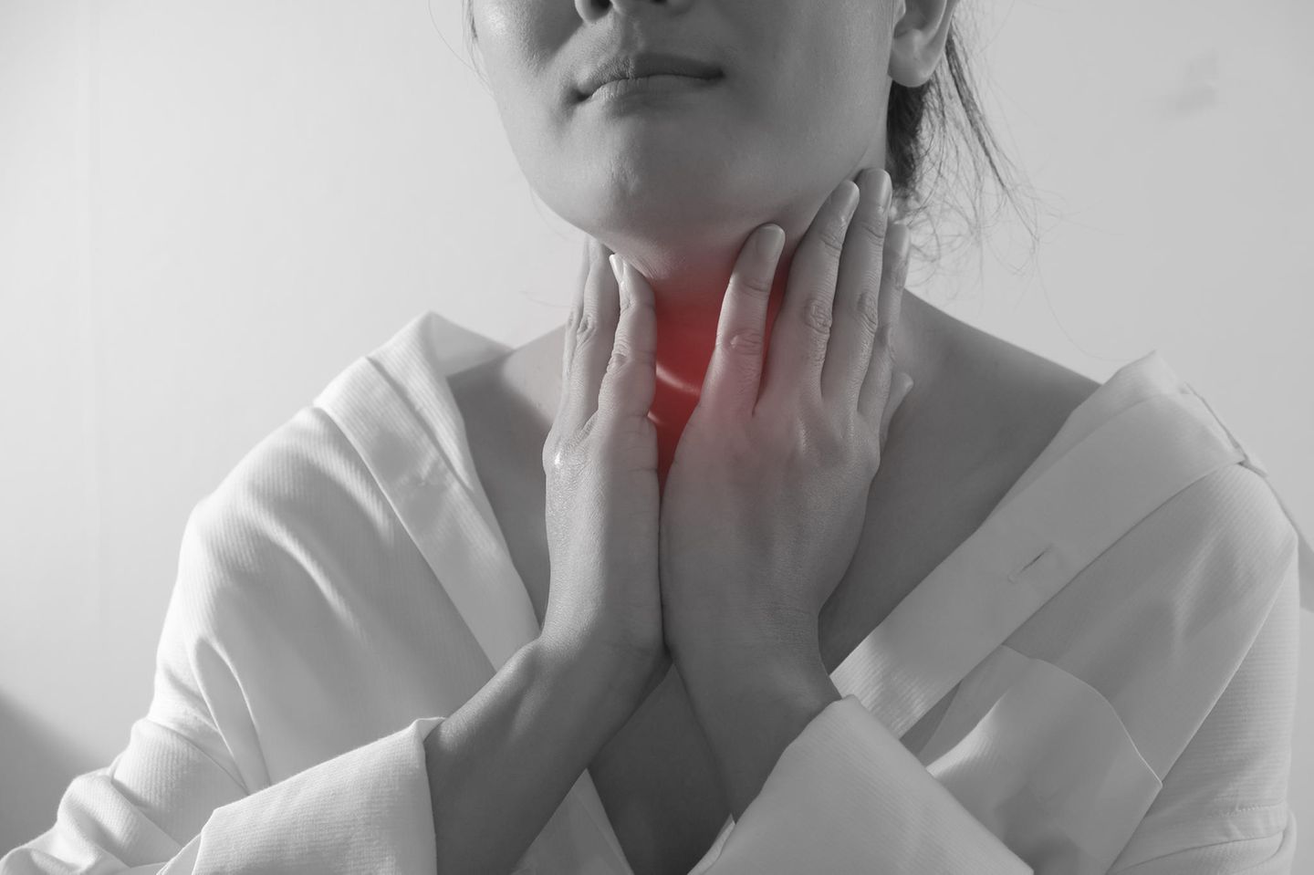 Geschwollenen lymphknoten am hals