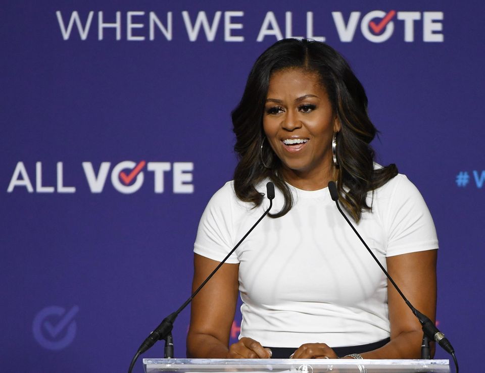 Michelle Obama hält Rede