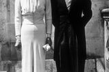 Wallis Simpson auf ihrer Hochzeit