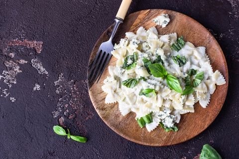 Gorgonzolasauce mit Farfalle