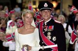 Mette-Marit und Prinz Haakon auf ihrer Hochzeit