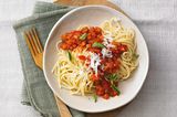Spaghetti mit Gemüse-Bolognese
