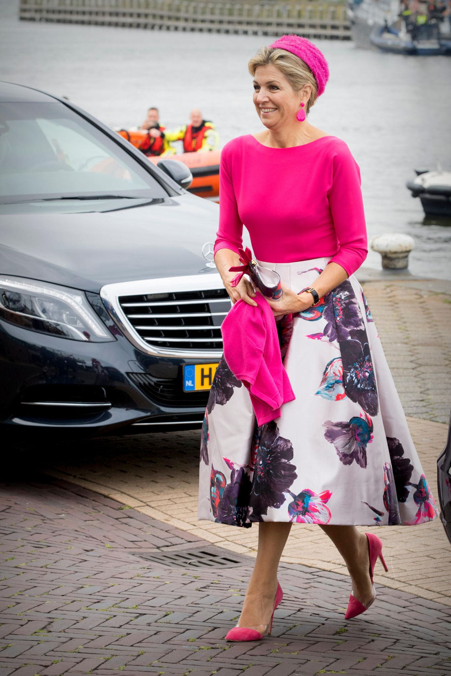 Schuhe der Royals: Königin Maxima von den Niederlanden in Pink