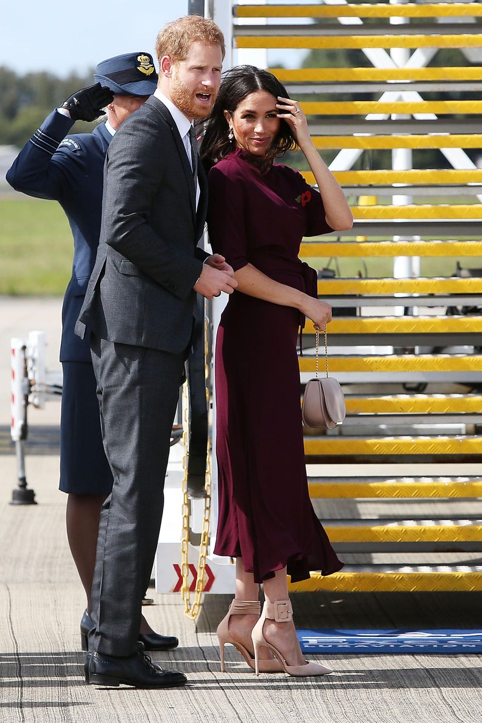 Schuhe der Royals: Meghan Markle mit Prinz Harry unterwegs
