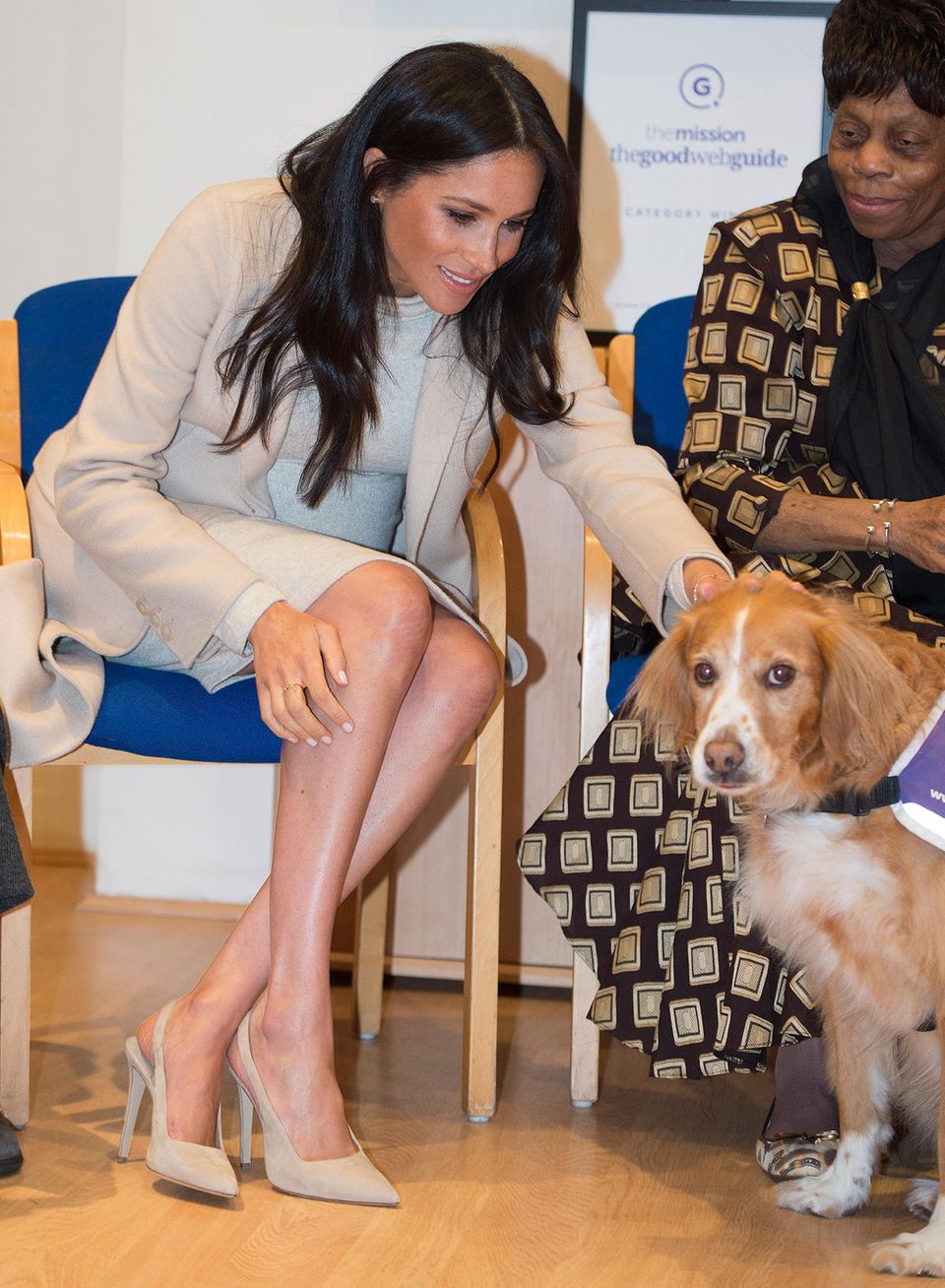Schuhe der Royals: Meghan Marle mit Hund