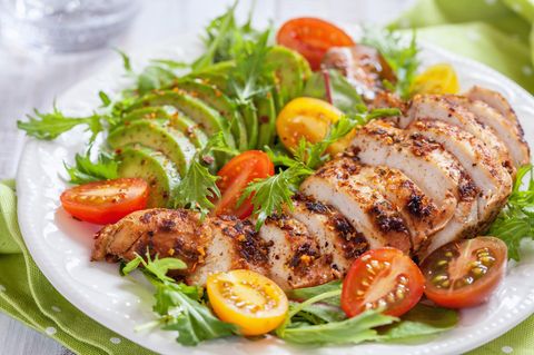 Thonon-Diät: Low-Carb Salat